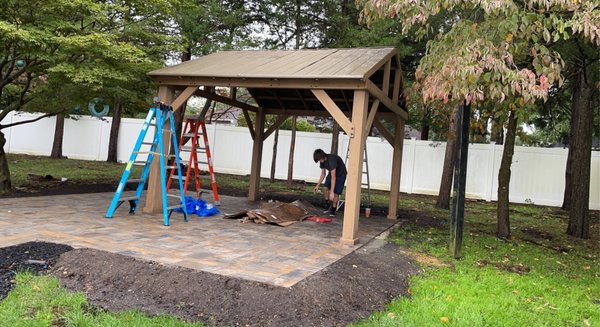 Gazebo build.