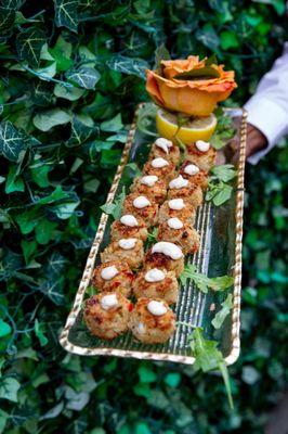 Louisiana Crab Cakes w/Chipotle Mayo 
 
 Venue: The Foundry 
 
 Angelica Radway Photography