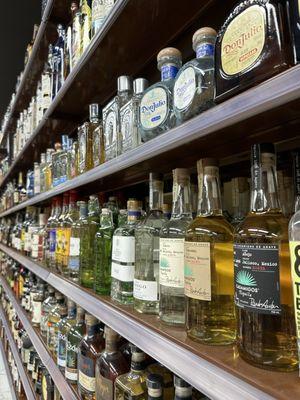 They have a wide variety of different tequila!