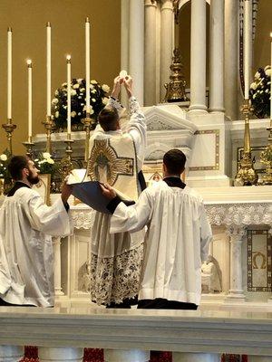 Main Altar--the consecration