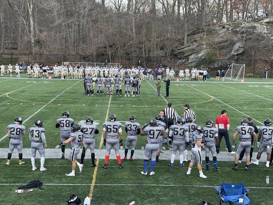 NYPD Vs Tri State Shields football game.