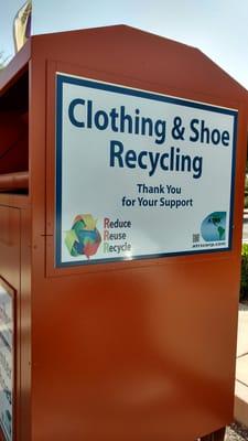 Good place to donate clothes.