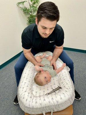 Infants need chiropractic care too! Especially after going through a stressful and traumatic even such as birth.