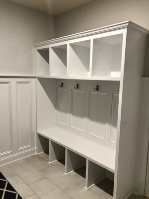 Mudroom Built ins