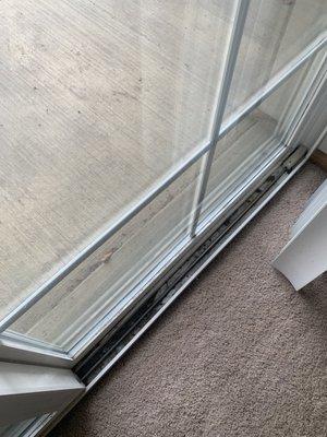 $40 for dirt in the window tracks. (Was literally there when I moved in)