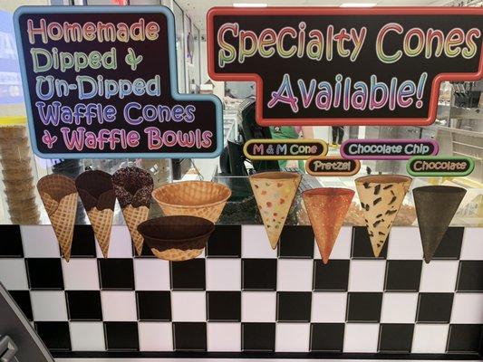 Specialty Cones