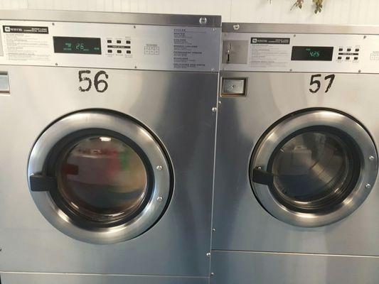 #56 is one of the biggest washers at $5.25 a load. #57 is among 8 of second biggest washers at $4.25 a load.