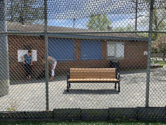 Marc Dalzell Memorial bench at Water's Field