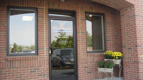 Front door of Catton Dentistry