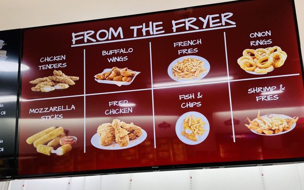 Menu board