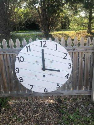 Who wouldn't love to learn how to tell time outside!