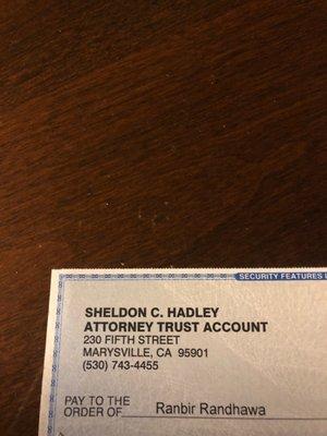 Law Offices of Sheldon Hadley