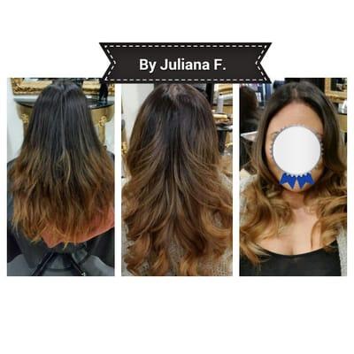 BEAUTIFUL OMBRE WITH BALAYAGE. BY Juliana