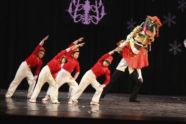 Soldiers in Classic Ballet School's annual Nutcracker.