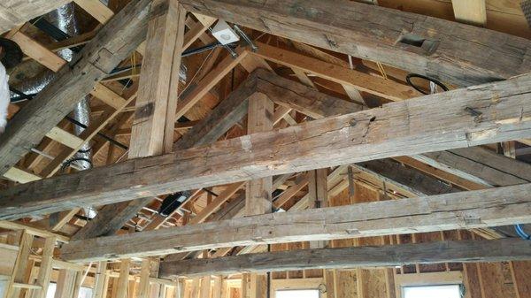 Reclaimed Barn Wood Trusses