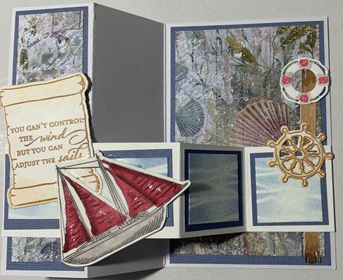 Handmade Nautical Card