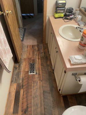 Brand new flooring