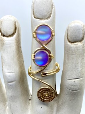 Handcrafted Wire wrapped Ring by Orion Elise of CodeBlueCreative