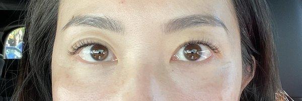 Natural classic lash extensions