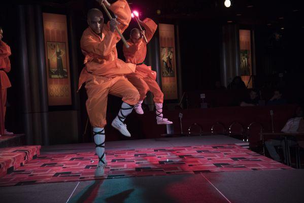 Students performing Shaolin forms