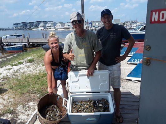 More than a cooler full during the July crabbing run.