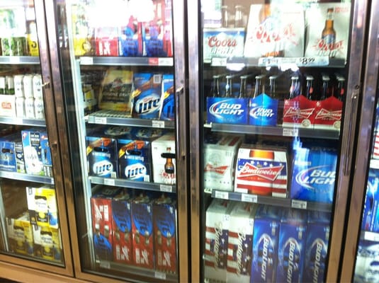 Plenty of cold beer options.