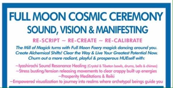 Full & new moon ceremonies occur for your deeper healing & manifestations!