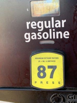 Gas November 2022; $64.