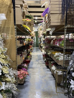 Aisles in bloom