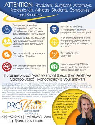 IF you've answered 'YES' to any of these... I can help!