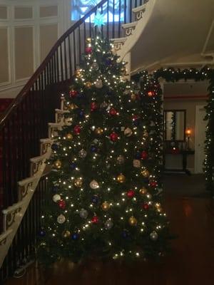 Christmas tree at Douglaston Club