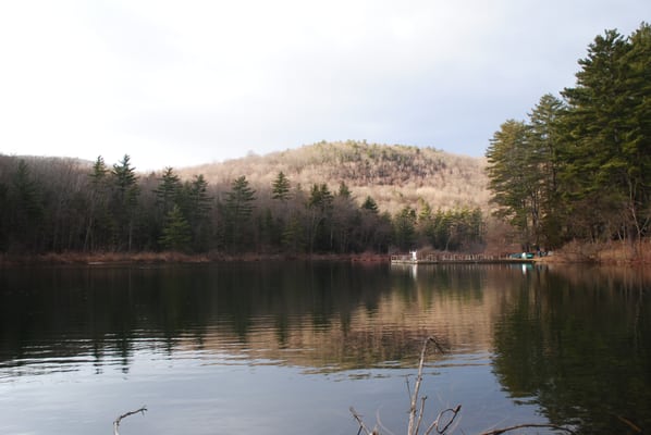 lake at the center