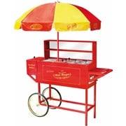 Hotdog cart is electric so we can entertain inside and outdoors