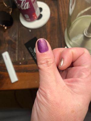 Worst manicure longevity I've EVER received