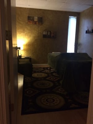 One of our beautiful massage rooms