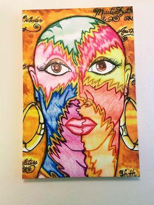 The Transgender Woman Canvas wrap 24 x 36. $125.00