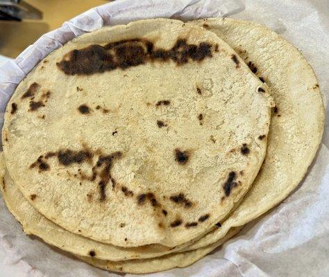 Homemade tortillas