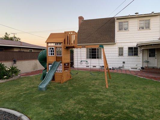 Kidkraft ridgemoor outdoor play set.