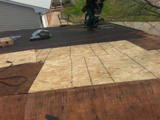 It's always important to replace damaged decking. Without a proper nailing surface, the shingles won't hold up to winds as we...