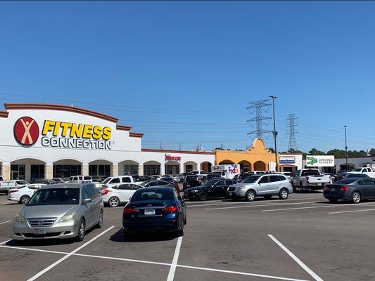 New location next to Aaron's , in fitness connection shopping center