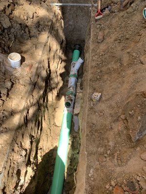 6" main line excavation repair for apartment complex back in 2019