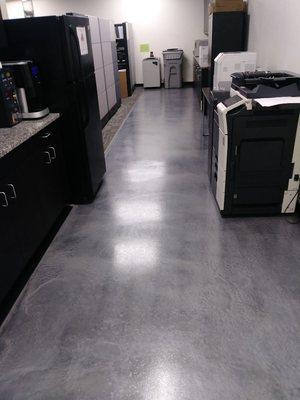 A commercial buisiness that we clean