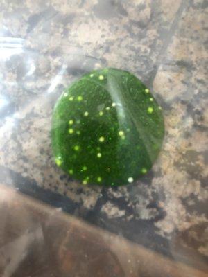 small green lucky slime with float beads