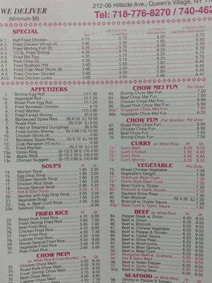 Menu 10/2018