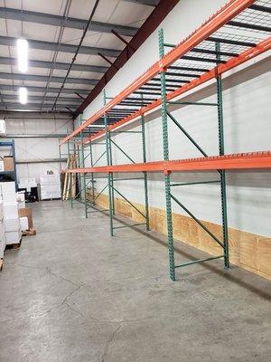 After: Industrial Racking Installation 50'