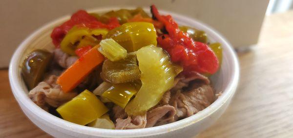 Italian Beef keto bowl