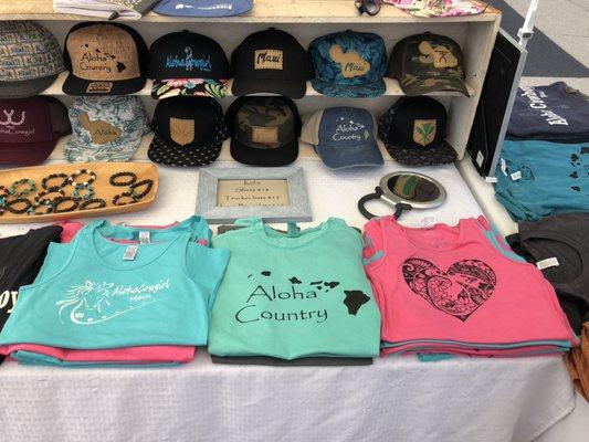 Kid's tees and tanks and some of our hats