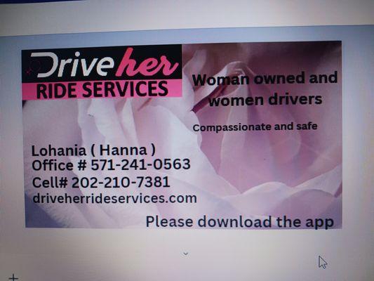 DriveHer Ride Services