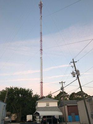 The Tower and station  WAPN 91.5 FM  1508 State Ave  Holly Hill , Florida 32117