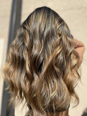 Brunette balayage